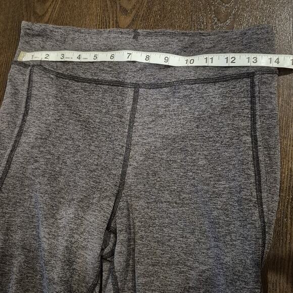 Free People Movement Infinity Leggings Women Large Gray Black Crop Yoga Active - Picture 7 of 10